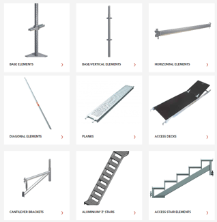 Proscaf Components 
